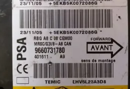 LHV5L23A3D8 блок управління AirBag (SRS) Citroen C3 Pluriel