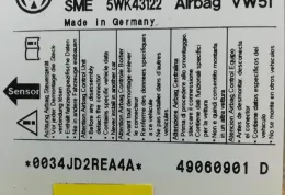 KL747 блок управління AirBag (SRS) Volkswagen Transporter - Caravelle T5 2007