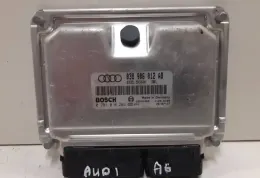 Блок управления двигателем 038906012AB audi 0281010203 immo off