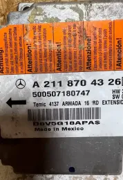 500507180747 блок управления AirBag (SRS) Mercedes-Benz E W211 2006