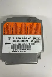 500404180075 блок управління AirBag (SRS) Mercedes-Benz SL R230 2005