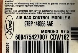 97BP14B056AAE AirBag (SRS) control unit Ford Mondeo MK II 1997