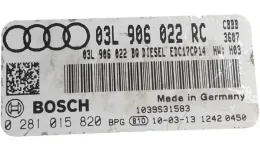 Блок управления ECU 03L906022RC ecu audi tt 2.0tdi 0281015820