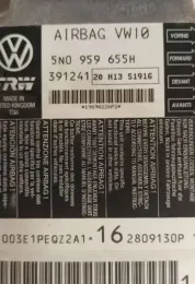 959655H AirBag (SRS) control unit Volkswagen PASSAT CC 2010