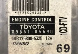 1758C06325 блок управления двигателем Toyota Avensis T250 2006