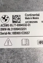 65776994532 блок управления AirBag (SRS) BMW X3 G01 2018