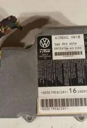 959655H AirBag (SRS) control unit Volkswagen PASSAT CC 2010