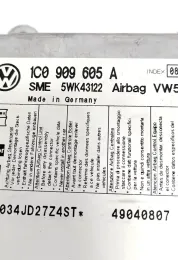 0034JD27Z4ST блок управління AirBag (SRS) Volkswagen Transporter - Caravelle T5 2005