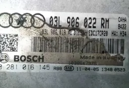 Блок управления ECU 0281016145 ecu audi 03l906022rm