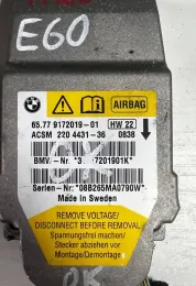 7201901K блок управления AirBag (SRS) BMW 5 E60 E61 2010
