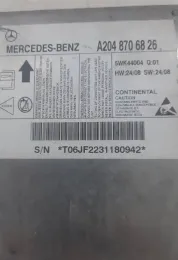 T06JF2231180942 блок управления AirBag (SRS) Mercedes-Benz C W204 2008
