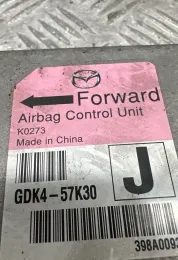 398A0093 блок управління AirBag (SRS) Mazda 6 2010