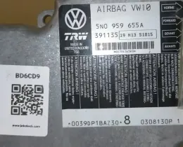 5N0959655AA10A блок управления AirBag (SRS) Volkswagen PASSAT B7 2010