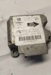 306383758 блок управления AirBag (SRS) Opel Astra G 2000