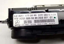 A2518702089 блок управления кондиционера Mercedes-Benz ML W164 2007