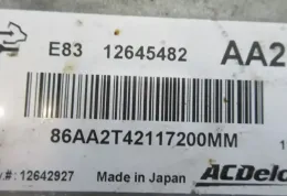 86AA2T42117200MM блок управления ECU Chevrolet Aveo 2012