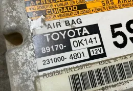 8611413034 блок управления AirBag (SRS) Toyota Hilux (AN10, AN20, AN30) 2011