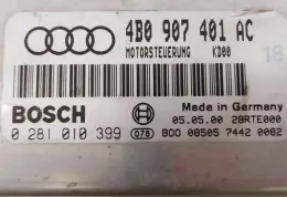 Блок управления 0281010399 4b0907401ac audi a6 c5 2.5 tdi