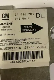 DLS02893716 блок управления AirBag (SRS) Opel Astra G 2002