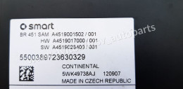 Блок запобіжників smart fortwo 2012