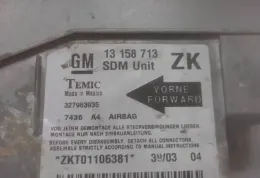 ZKT01106381 блок управління AirBag (SRS) Opel Meriva A 2004