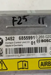6855991 блок управления AirBag (SRS) BMW X3 F25 2012