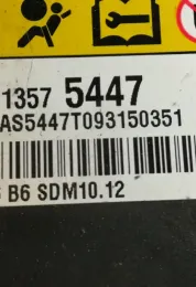 AS5447T09315035 блок управління AirBag (SRS) Opel Insignia A 2008
