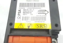 9651942180 блок управління AirBag (SRS) Citroen C2 2003 - фото