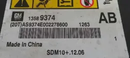 E3A531 блок управління AirBag (SRS) Chevrolet Cruze 2009