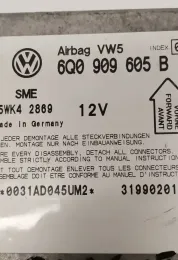 6Q0909605B03 блок управління AirBag (SRS) Volkswagen PASSAT B5 1997