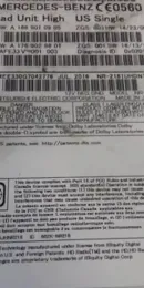 A1669000820 блок управління AirBag (SRS) Mercedes-Benz ML W166 2013