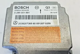 NR1959 блок управления AirBag (SRS) Mercedes-Benz C W203 2004