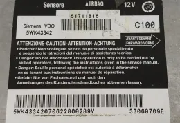 33060709E блок управления AirBag (SRS) Fiat Stilo 2007