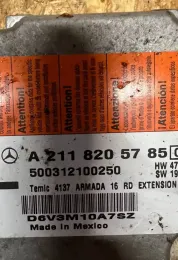 500312100250 блок управління AirBag (SRS) Mercedes-Benz E W212 2009