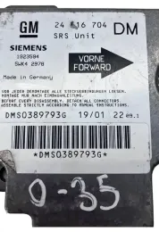 DMS03897930 блок управления AirBag (SRS) Opel Zafira A 2000