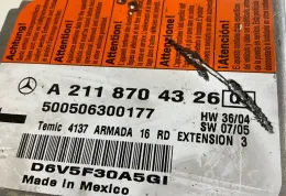 500506300177 блок управління AirBag (SRS) Mercedes-Benz E W211 2005
