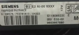 S118085220 блок управління ECU Peugeot 206 1999