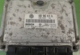 0281011077 блок управления ECU Skoda Octavia Mk1 (1U) 2003