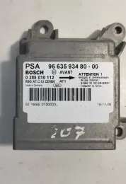YBBE0100003 блок управління AirBag (SRS) Peugeot 307 2003