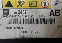 AS2437EM014A6323 AirBag (SRS) control unit Opel Astra J 2012
