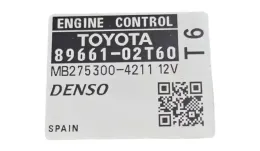 MB2753004211 блок управління ECU Toyota Auris 150 2008