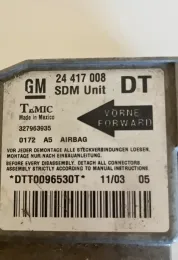 DT0096530T блок управління AirBag (SRS) Opel Corsa C 2004