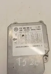 19040812C блок управління AirBag (SRS) Volkswagen Transporter - Caravelle T5 2005