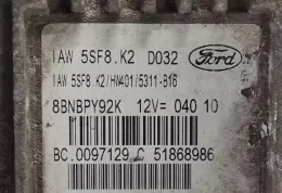 Блок управления IAW5SF8K2 51868986 ford ka 1.2 8v iaw-5sf8.k2 5sf8k2 iaw5sf8.k2