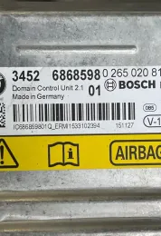 6868598 блок управления airbag (srs) BMW 4 F32 F33 2015