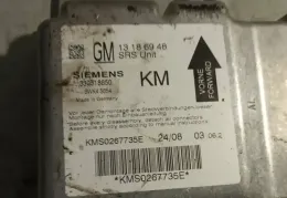 KMS0267735E блок управления AirBag (SRS) Opel Vectra C 2003