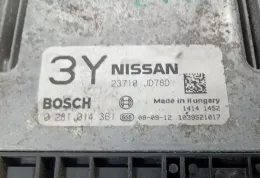 281014361 блок управления ECU Nissan Qashqai 2008