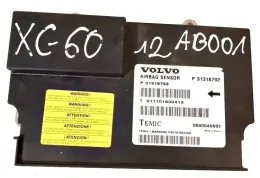 011101600413 блок управління AirBag (SRS) Volvo XC60 2011