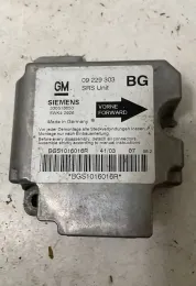 BGS1016016R блок управління AirBag (SRS) Opel Zafira A 2004