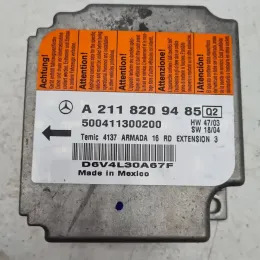 500411300200 блок управління AirBag (SRS) Mercedes-Benz C W203 2002